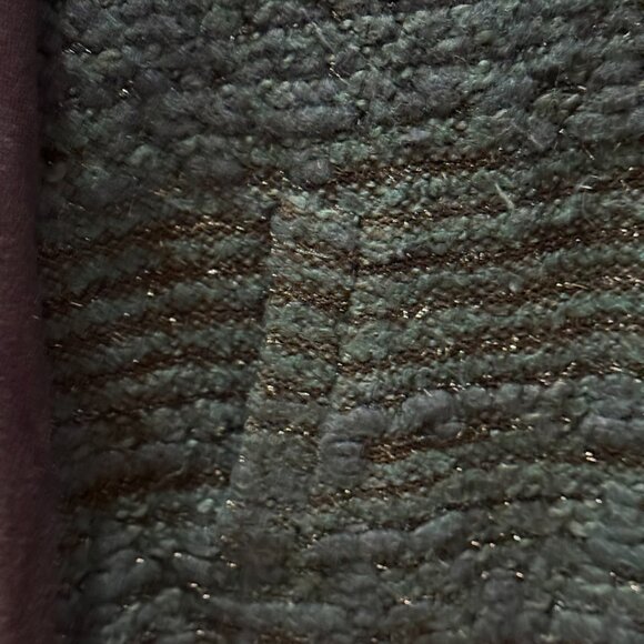 Tory Burch Cardigan Sweater Jacket in Tory Navy/Conifer Green, XL - Picture 4 of 4